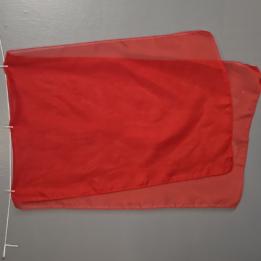 Long Red Scarf